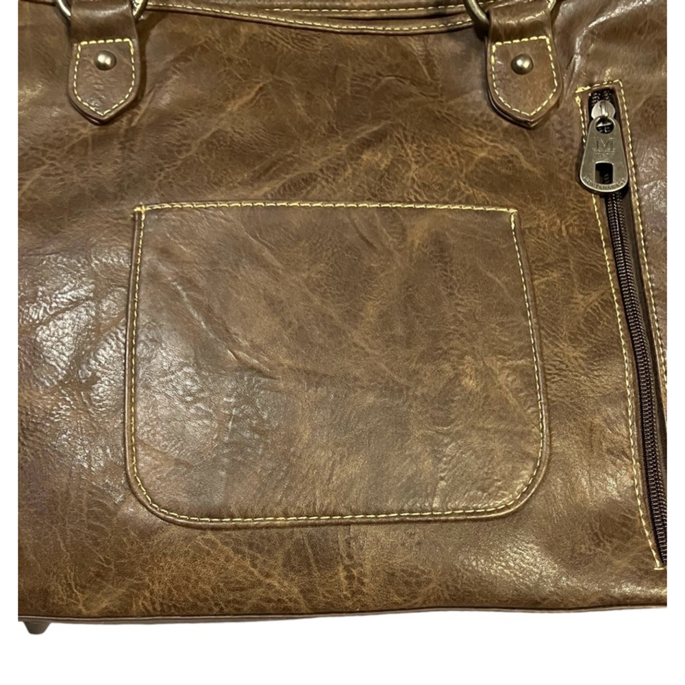 Montana West Brown Studded Fringe Shoulder Bag - Picture 9 of 15